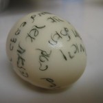 Inscribed Egg from Lancashire