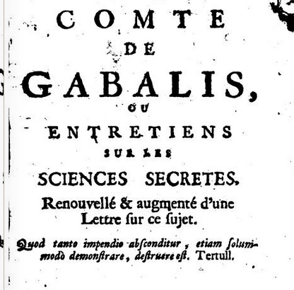 Le Comte de Gabalis