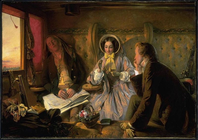 A_SolomonFirst_Class-_The_Meeting,_and_at_First_Meeting_Loved._Abraham_Solomon