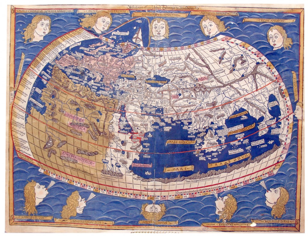 fifteenth century Ptolemy map