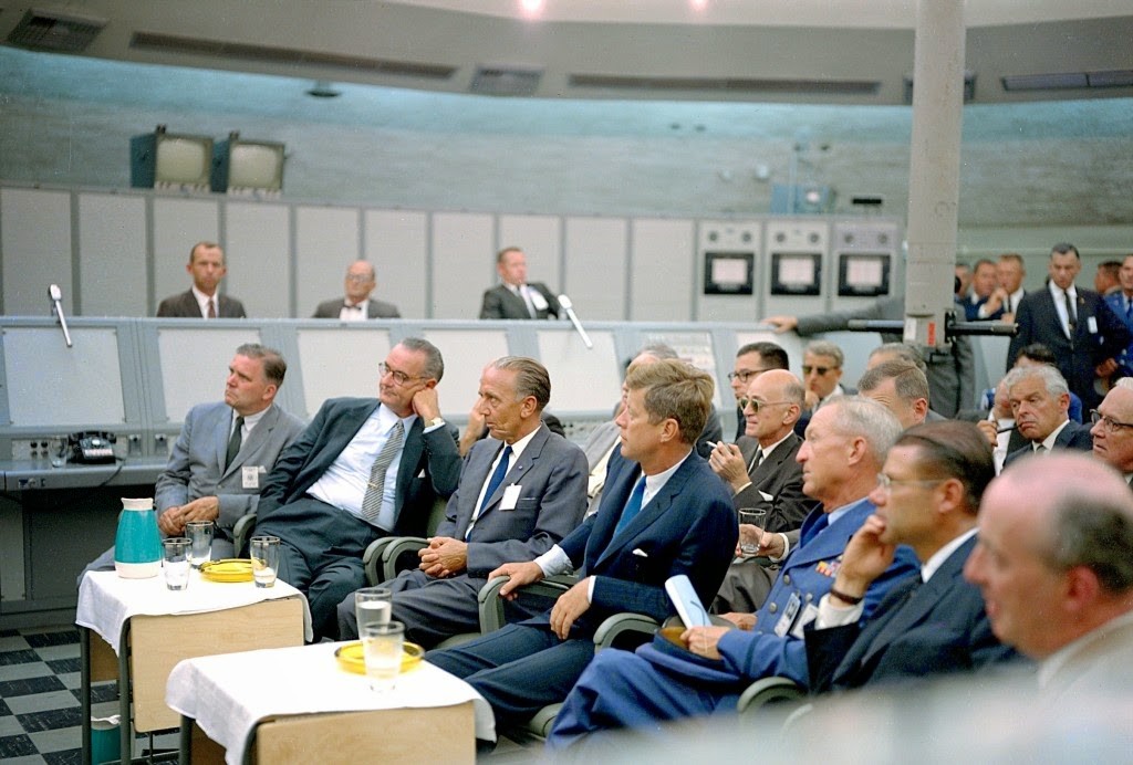 John F. Kennedy, Lyndon Johnson, And Other Members Of Their Staff Getting A Tour Of The Cape Canaveral Missile Test Annex – 1962