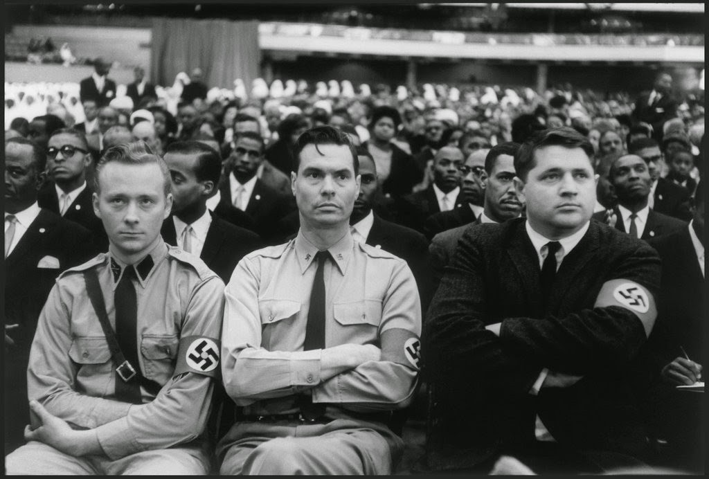 Members Of The American Nazi Party, To Include George Lincoln Rockwell, While Listening To A Speech From Malcom X