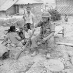 Daily History Picture: Tea Drinking Brit Soldier