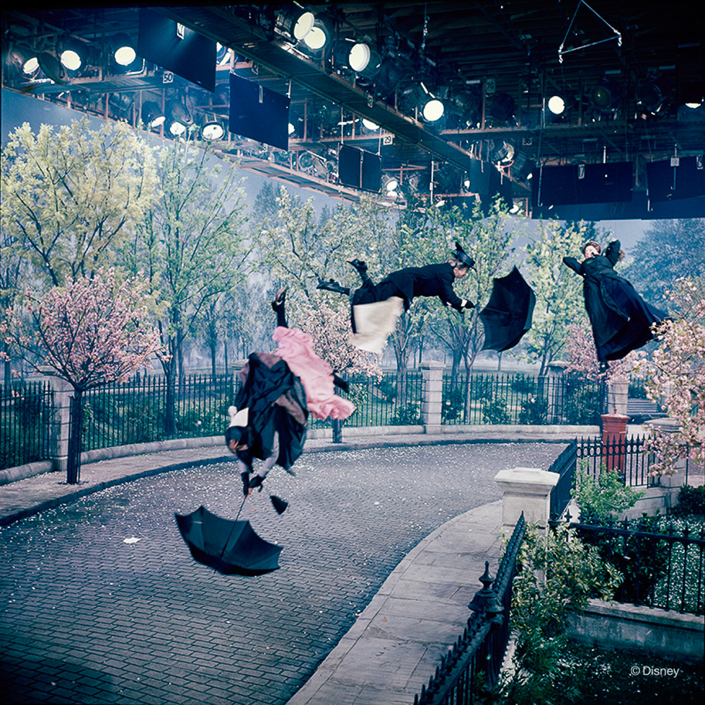 nannies mary poppins film set 1964