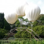 Balloon Bridge Across the English Channel, c. 1850