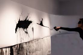 throwing ink