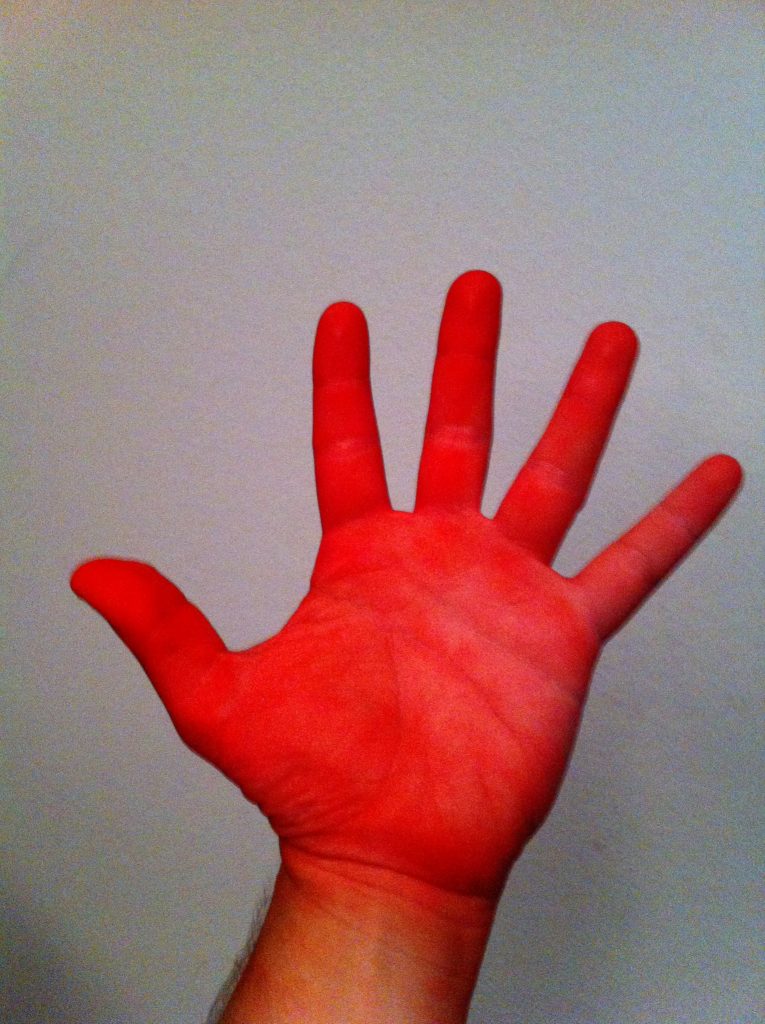 red hand horror