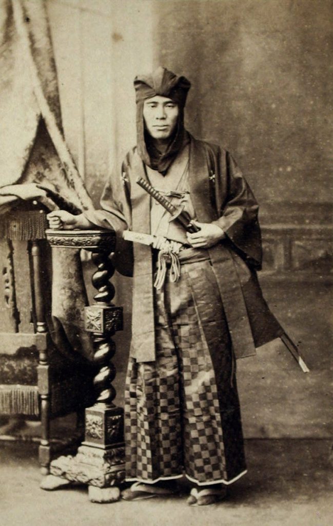 samurai posed late 19 cent