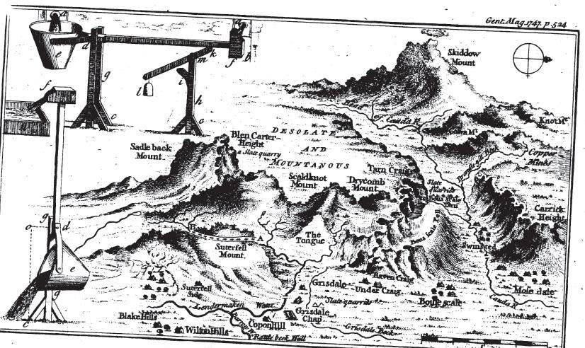 gent magazine map souter fell