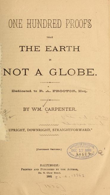 earth is not a globe