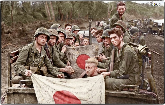 1-marine-division-japanese-battle-flags-14-jan-1944-battle-cape-gloucester