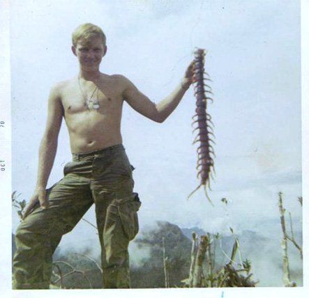 1967-us-soldier-centipede-in-vietnam