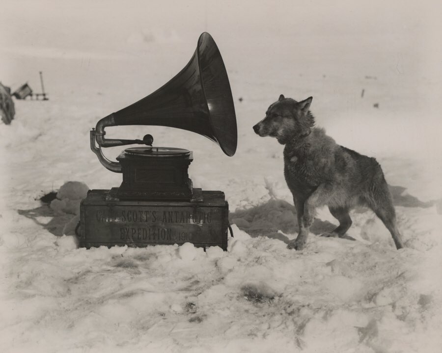 Daily History Picture: Scott's Gramaphone