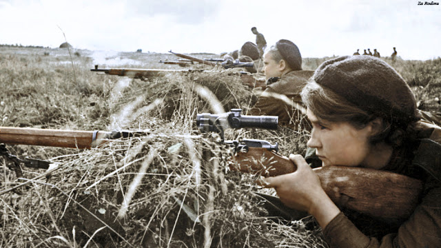 Daily History Picture: Snipers Prepare