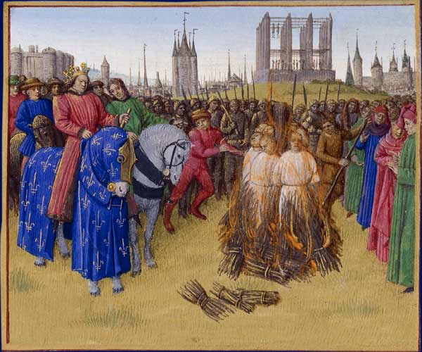Daily History Picture:  Burning Heretics