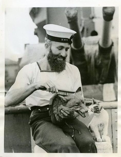 Daily History Picture: Royal Navy Mascot