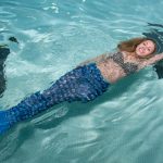 Mermaid Monday: Chocolate-Colour Backstroke Mermaid