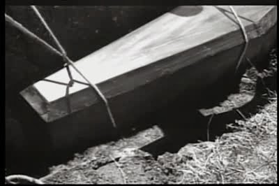 lowering coffin
