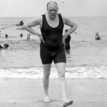 Daily History Picture: Churchill Swims